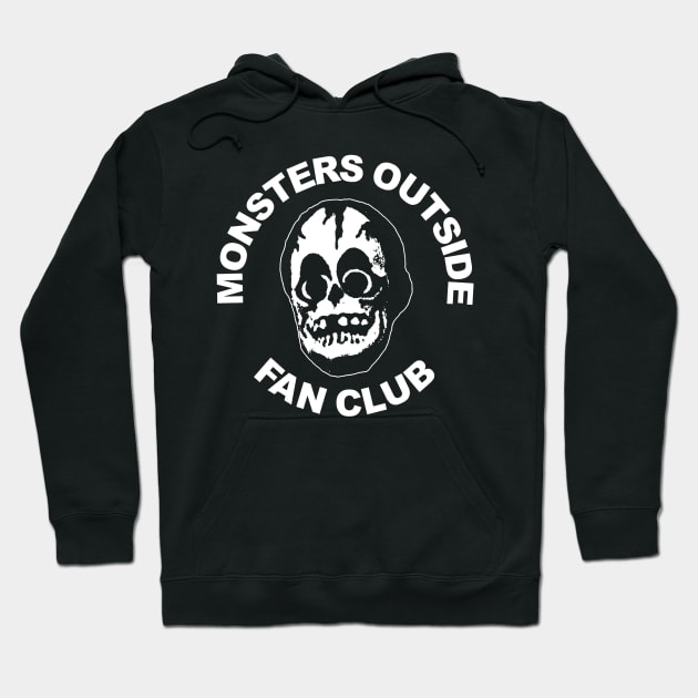 Monsters Outside Fan Club Hoodie by akkadesigns